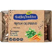 Хлібці без глютену овочеві Protein Crispbread, TM Healthy Tradition 40г