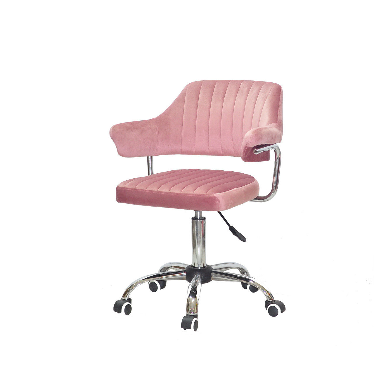 Крісло офісне JEFF CH - OFFICE оксамит , пильна роза   В-1030