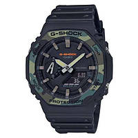 Часы мужские противоударные Casio G-Shock GA-2100SU-1AER с полимерным ремешком