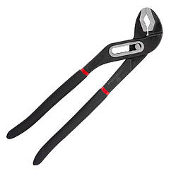 Кліщі сантехнічні 250мм, коване залізо 40CrV, полив'яні двошарові рукоятки, STORM