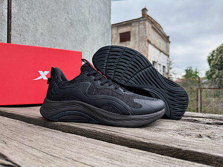 Чоловічі оригінальні кросівки Xtep Running Shoes 979419110027 Black чорні, фото 1