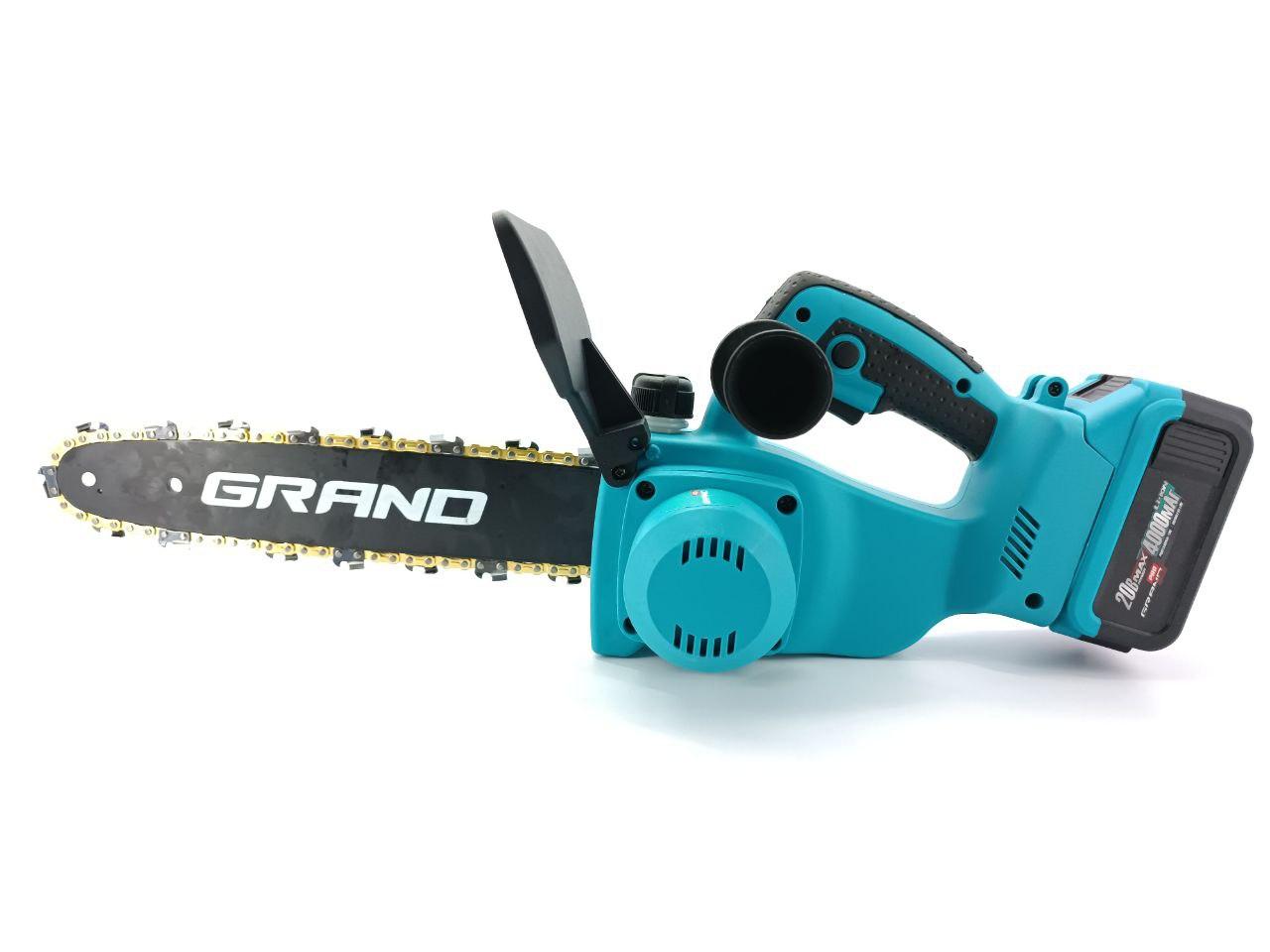Аккумуляторна ланцюгова пила GRAND АПЦ-20V/12"-4 PRO | ORIGINAL
