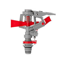 Дождеватель пульсуючий з повною/частковою зоною поливу коло/сектор поливу до 12м PP ABS