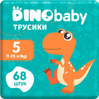 Подгузник Dino Baby Размер 5 (11-25кг) (2 пачки по 34 шт) 68 шт (2000998939588)