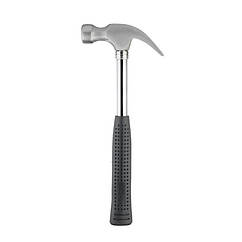 Молоток столярний з обценьками 450г. з металевою ручкою