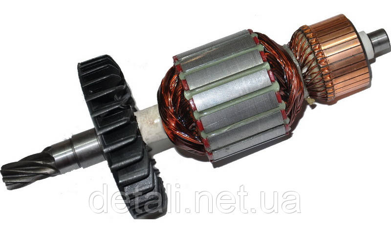 Якір відбійного молотка Makita HM 1202C / HM 1242C (192 * 54 7-з / право) аналог 516803-7