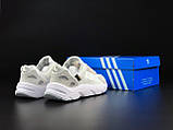 Кросівки чоловічі Adidas ZX 22 Boost білі з бежевим\сірі , Взуття на літо текстиль, фото 5