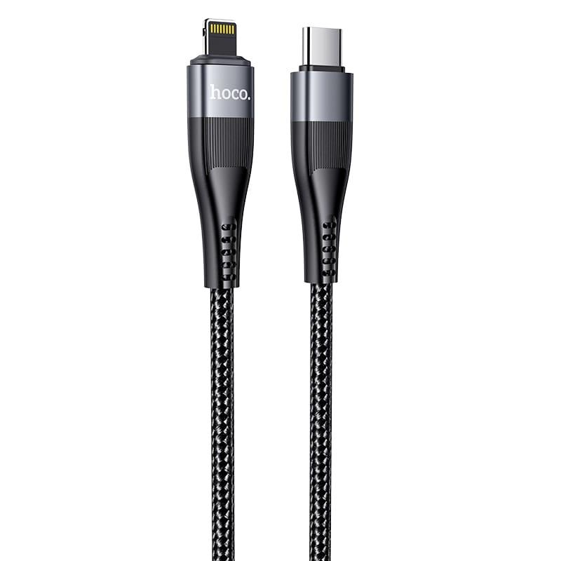 Кабель Hoco Type-C to Lightning Vortex magnetic fast charging data cable U99 |1.2m, 3A, PD/20W|