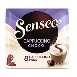 Кава в чалдах Senseo Cappuccino Choco 8 порцій Philips Senseo 62 мм Сенсео шоколадне капучино