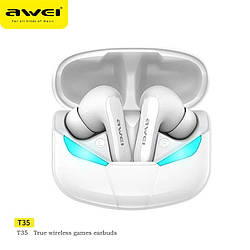 Навушники Bluetooth AWEI T35 Gaming TWS earphone |BT5.0, 35/400mAh, 5Hours|