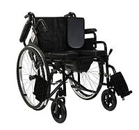Инвалидное кресло коляска G120 складная с санитарным оснащением для инвалидов пожилых взрослых