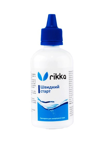 Швидкий старт для акваріума Rikka для підготовки водопровідної води 100мл
