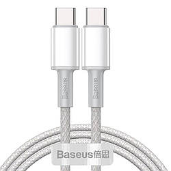 Кабель BASEUS Type-C to Type-C High Density Braided Fast Charging Data Cable |1M, 5A, 100W| (CATGD-02)