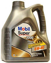 Олива моторна Mobil Super 3000 Diesel 5W-40 4L 22347