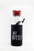 Стеклянная бутылка My Bottle 420 мл темно-синяя Red