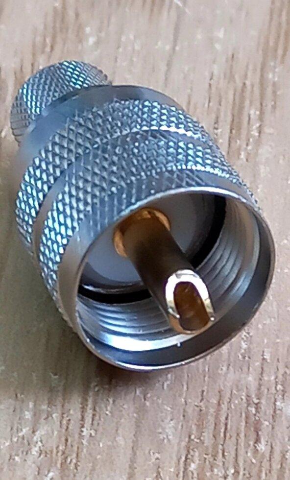 Разъем UHF-male (PL259, SO-239) под кабель RG-213, обжим (ID#1850885719 ...