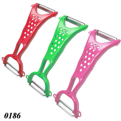 Ніж-овочечистка двосторонній 18х5 см