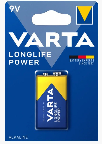 Батарейка VARTA Longlife Power 9V/6LR61 (4922 121411)