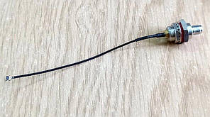 Перехідник pigtail IPX (U. FL) - SMA-female, кабель RF1.13, 90 мм