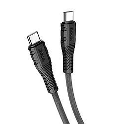 Кабель Hoco Type-C to Type-C Nano silicone charging data cable X67 |1.2m, 60W, 5A|