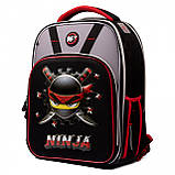 Рюкзак шкільний каркасний YES S-78 Ninja 39х29х15 см чорний (559383), фото 2