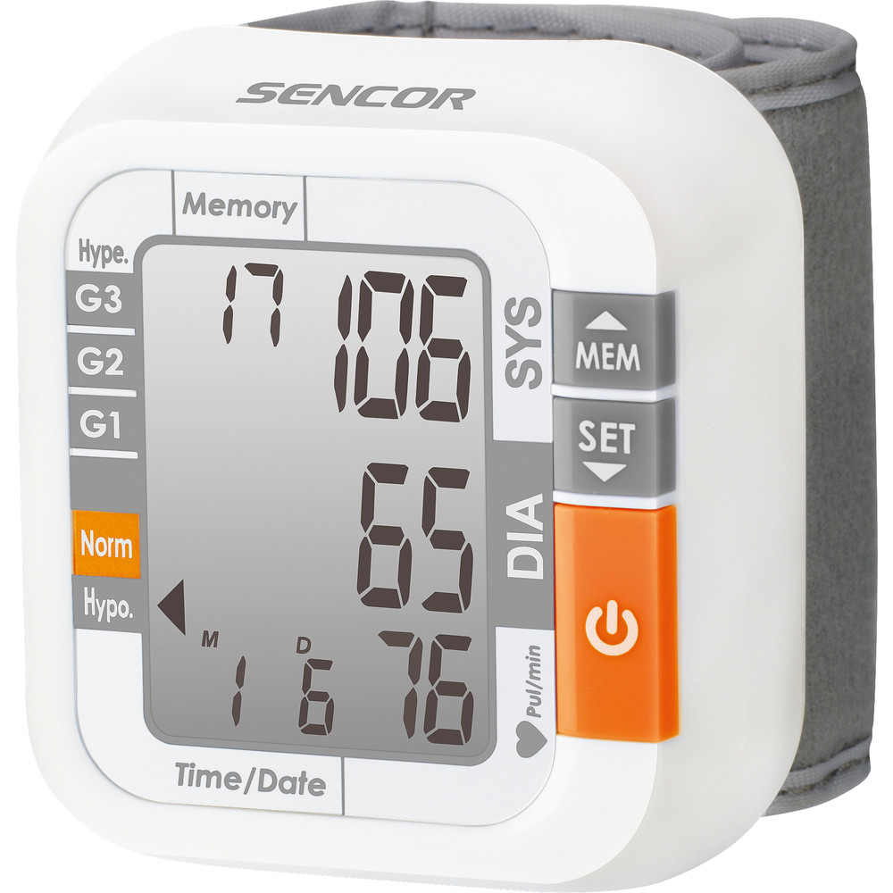 Тонометр автоматический электронный на запястье для измерения давления Sencor SBD 1470 с дисплеем - фото 1 - id-p1850879130