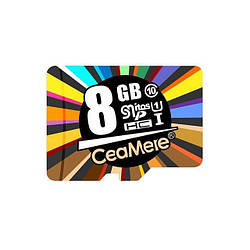 Карта пам'яті Ceamere MicroSD 8GB C10 (SD адаптер)