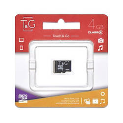 Карта пам'яті T & G Micro SDHC 4GB Class 4