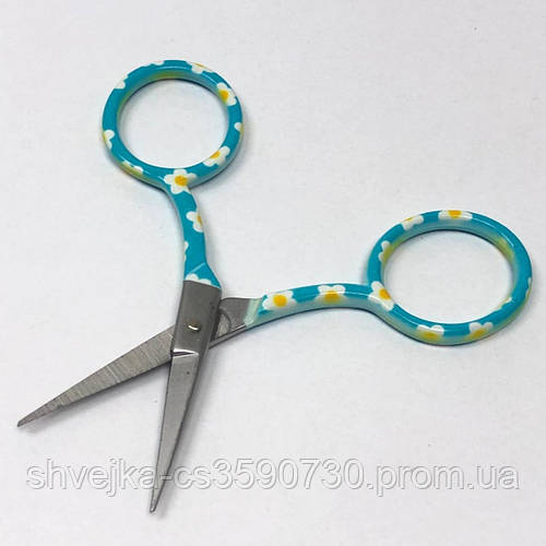 Купить Маленькие ножницы для рукоделия 8,9 см - голубыеШВ, цена 217.50 ...
