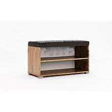 Пуф з ДСП в передпокій, спальню, вітальню, дитячу Луна Дуб Крафт / Мат Лава Миро-Марк