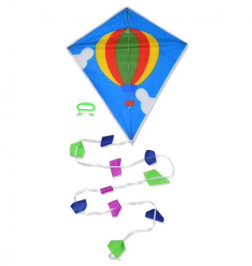Воздушный змей для ребенка 70 см разноцветный Шар, детский ветрячек воздушный шар воздушный змей - фото 2 - id-p1850928973