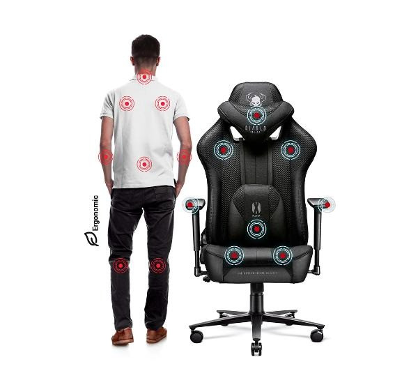 Геймерское игровое кресло Diablo Chairs X-Player 2.0 Normal Size - фото 7 - id-p1850879548