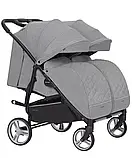Коляска для двійні з переноскою CARRELLO Connect CRL-5502/1, Ink Gray, фото 5