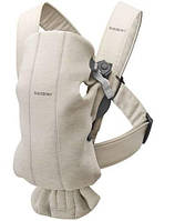 BabyBjorn - Рюкзак-кенгуру Baby Carrier Mini 3D Jersey, Light Beige (светло-бежевый)