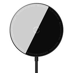 Зарядка Qi BASEUS Simple Mini Magnetic Wireless Charger (suit for Iphone 12 with Type-C cable 1.5 m)