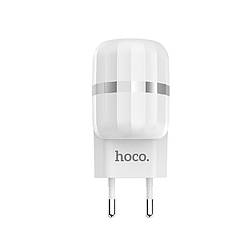 Адаптер мережевий Hoco Wisdom C41A |2USB, 2.4A|