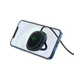 Зарядка Qi Hoco core magnetic holder wireless fast charger CW35 |15W|