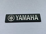 Шильдик, наклейка, логотип Yamaha 40x10mm на сітку колонки, фото 3