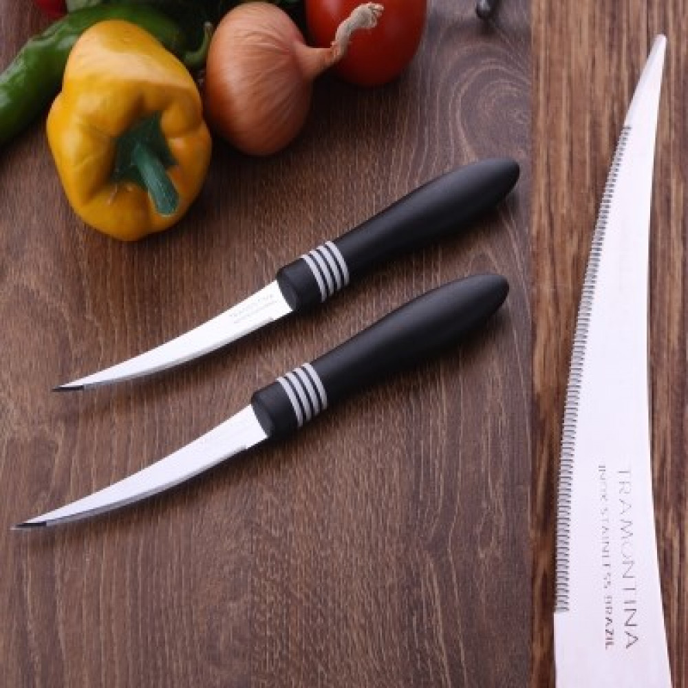 Набор ножей для томатов Tramontina (Трамонтина) Cor&Cor 12.7 см, 2 шт (23462/205) - фото 7 - id-p328933481