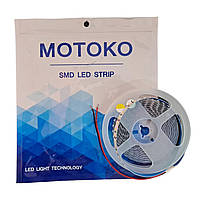 Светодиодная лента MOTOKO 12V 120led SMD3528 9,6w/m 2700-3000K Теплый белый