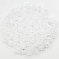 Намистини пластикові кракелюр 8 мм отвір 2 мм Прозорий +-20 г (+-70 шт.), фото 3