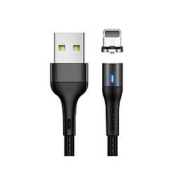 Кабель Usams Lightning Aluminum Alloy Магнітний US - Sj333 U29 |1m, 2.4A|