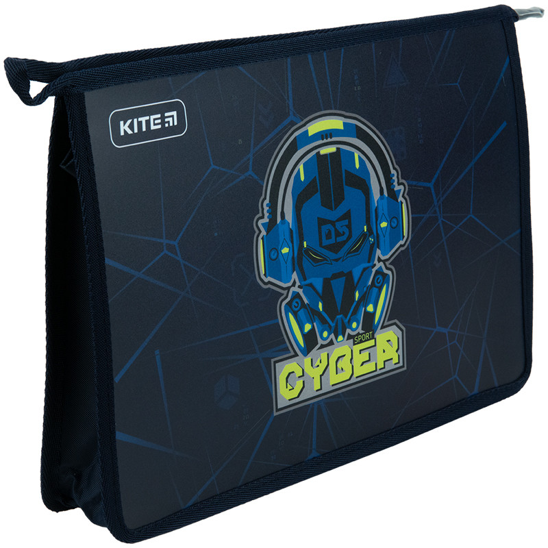 Папка на блискавці Kite Cyber K23-428-2, A4+