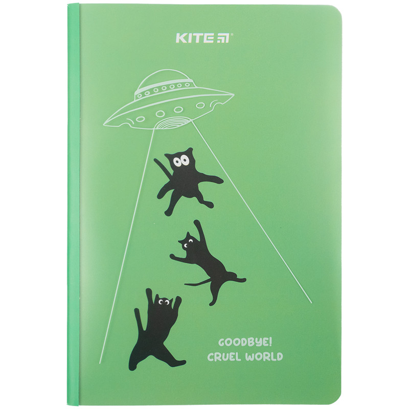 Блокнот Kite Cruel world K23-460-2, А5+, 40 аркушів, клітинка