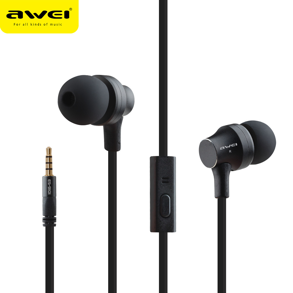 Навушники AWEI with mic ES910i