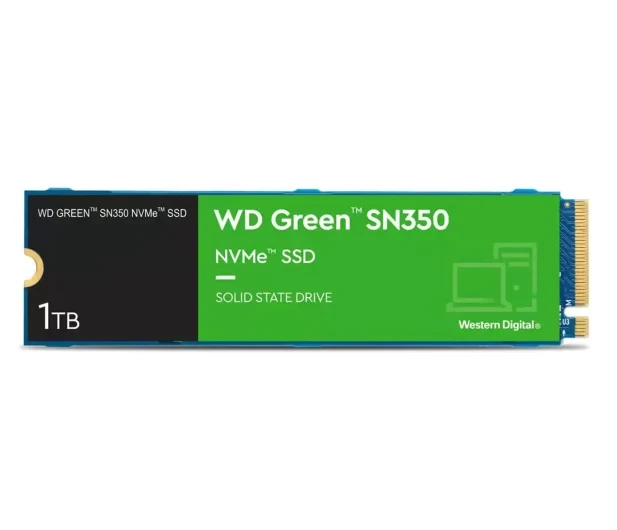 WD 1TB M.2 PCIe NVMe Green SN350 (WDS100T3G0C)