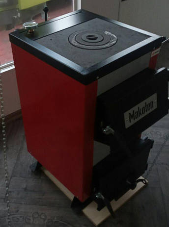 Твердо затоплений котел Kotlant KT 15 кВт з варною поверхнею, фото 2