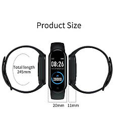 Фітнес-браслет M6 Smart Band з крокоміром і вимірюванням пульсу2, фото 5