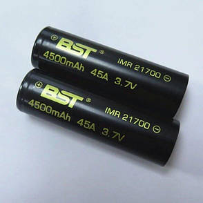 Акумулятор BST 21700 3.7V 4500mah 45A, фото 1