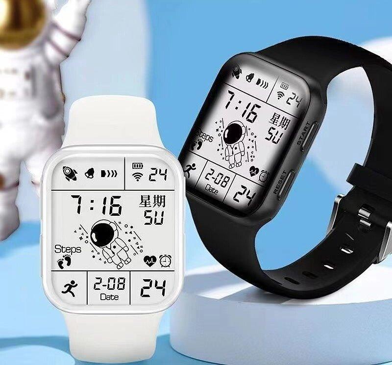 Електронний годинник водонепроникний із функцією крокоміра